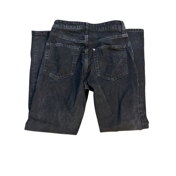 H&M High Rise Vintage Straight Jeans Women's Size 6 Dark Wash Denim - Picture 5 of 5